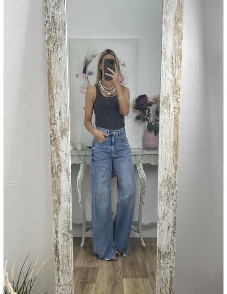 Body efecto desgastado negro