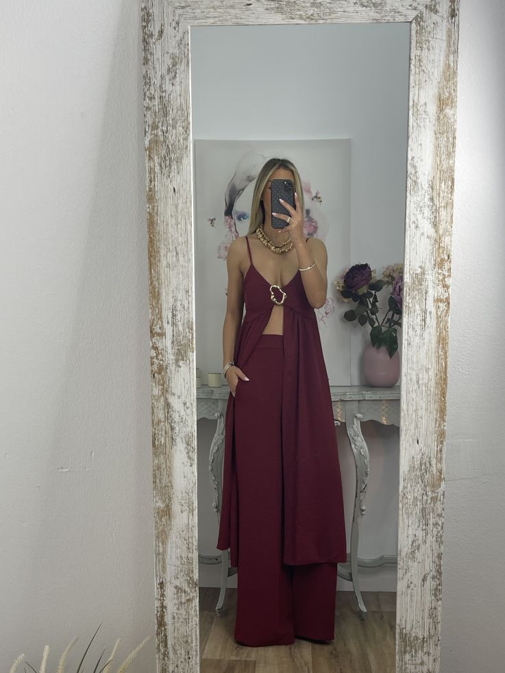 Conjunto Ainara burdeos