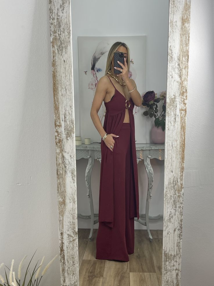 Conjunto Ainara burdeos