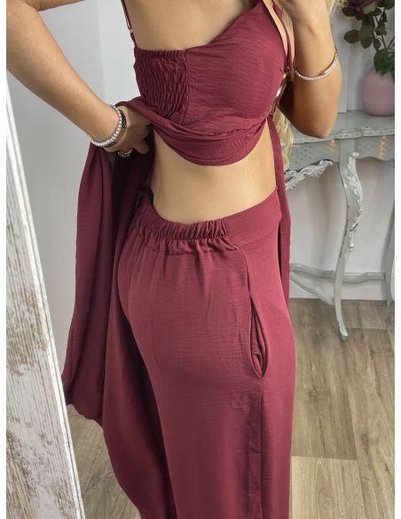 Conjunto Ainara burdeos