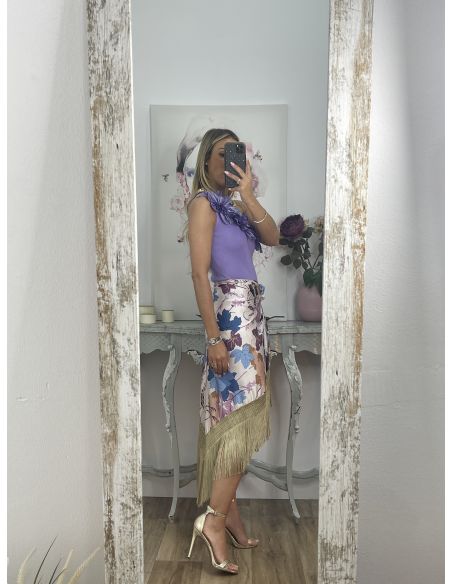 Body de Flores Malva