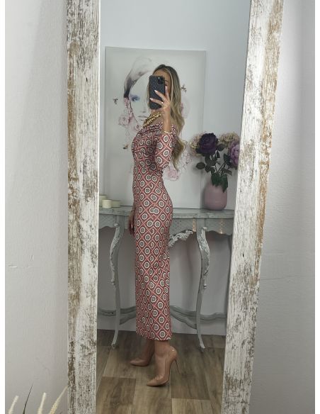 Vestido Lucrecia fondo rosa