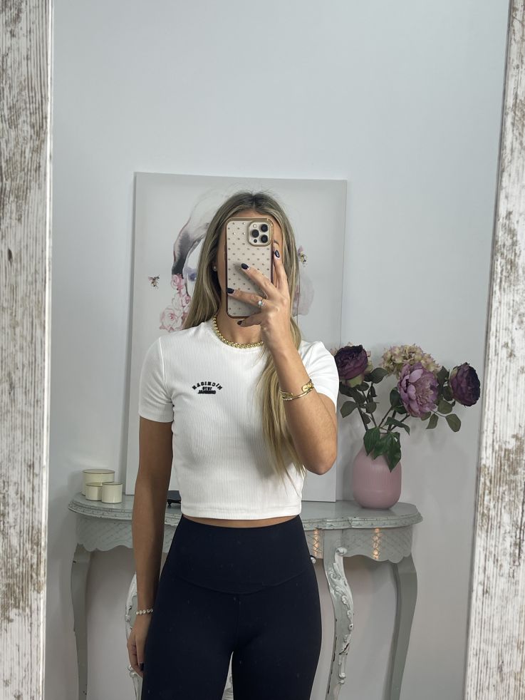 Camiseta corta blanca Michigan