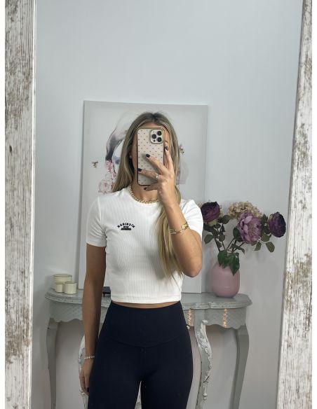 Camiseta corta blanca Michigan