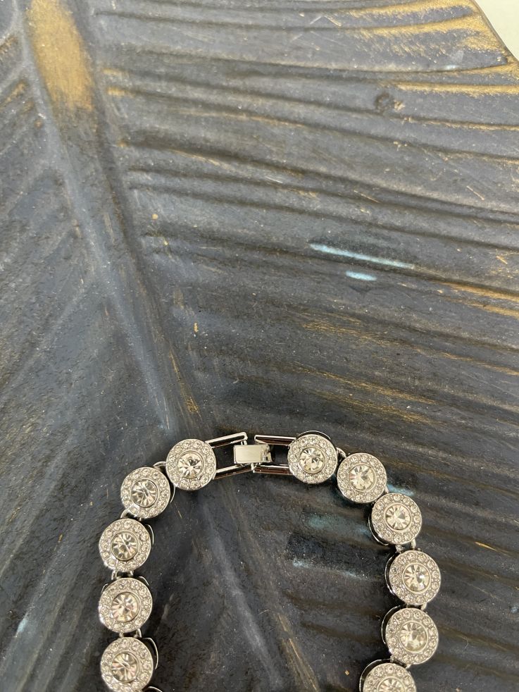 Pulsera brillante plateado Pulsera brillante plateado