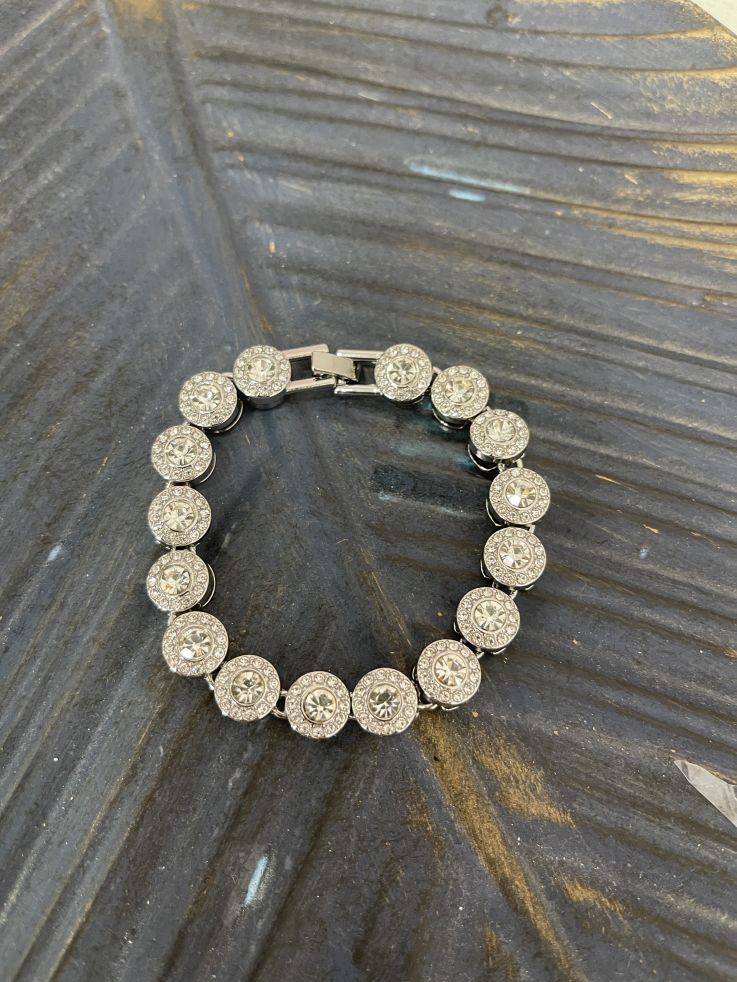 Pulsera brillante plateado Pulsera brillante plateado