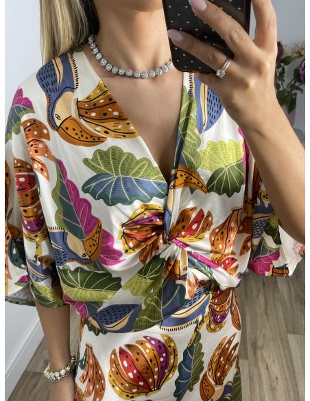 Colgante brillante plateado