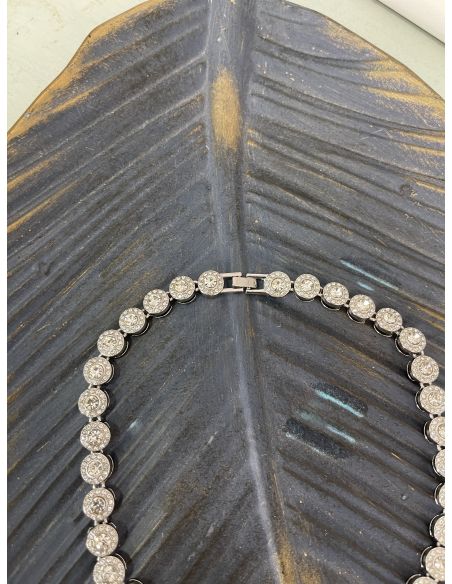 Colgante brillante plateado