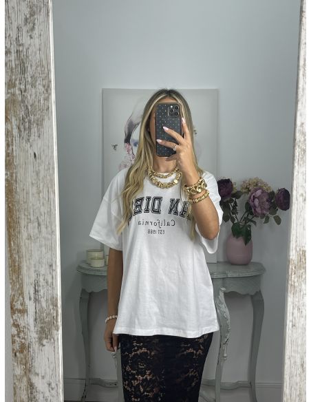 Camiseta blanca San Diego