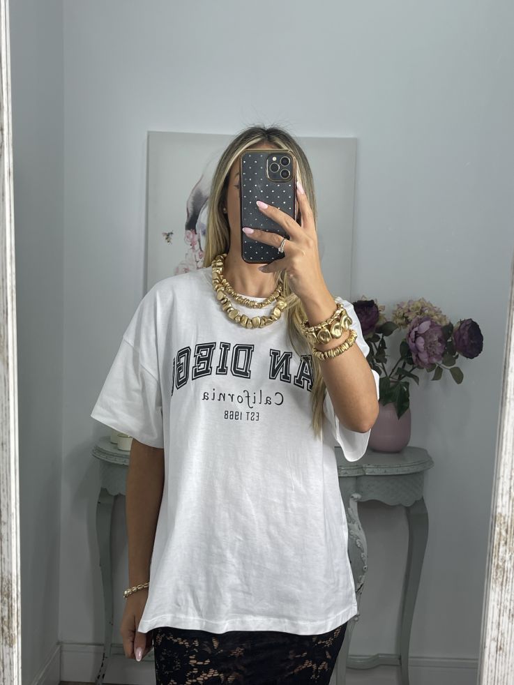 Camiseta blanca San Diego