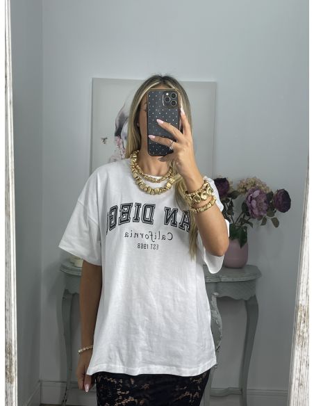 Camiseta blanca San Diego