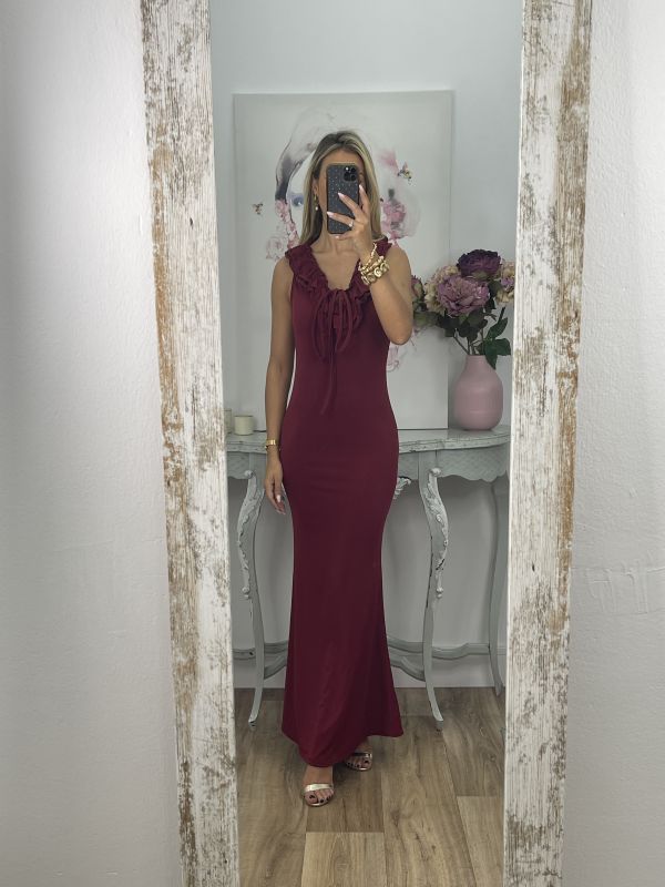 Vestido Callie burdeos