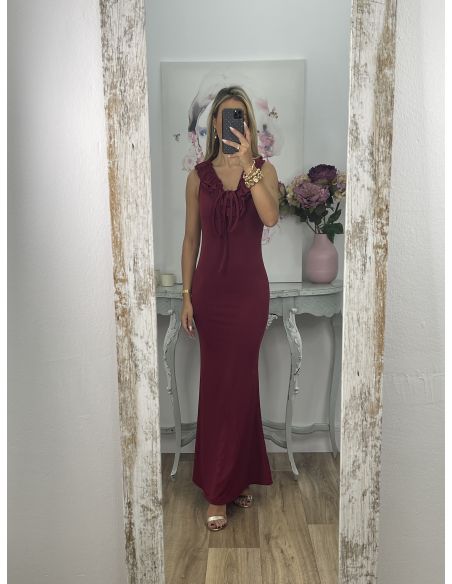 Vestido Callie burdeos