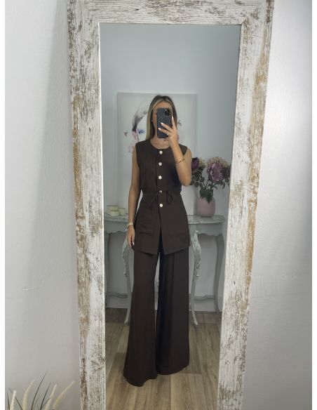 Conjunto Elo chocolate