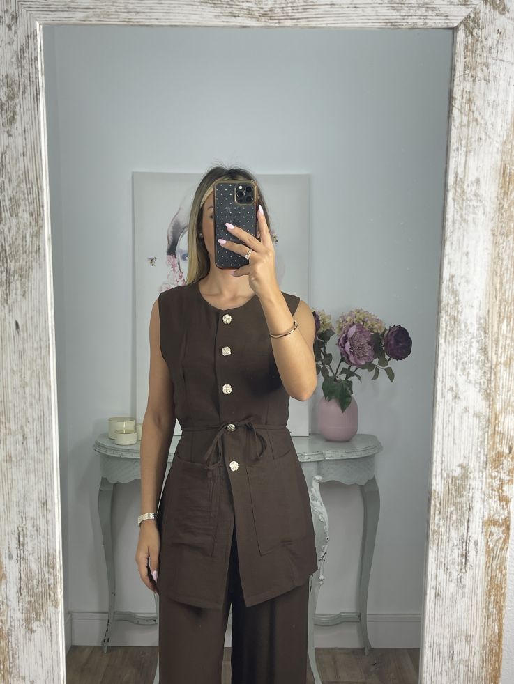 Conjunto Elo chocolate