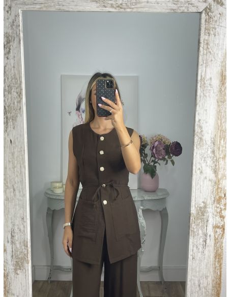 Conjunto Elo chocolate