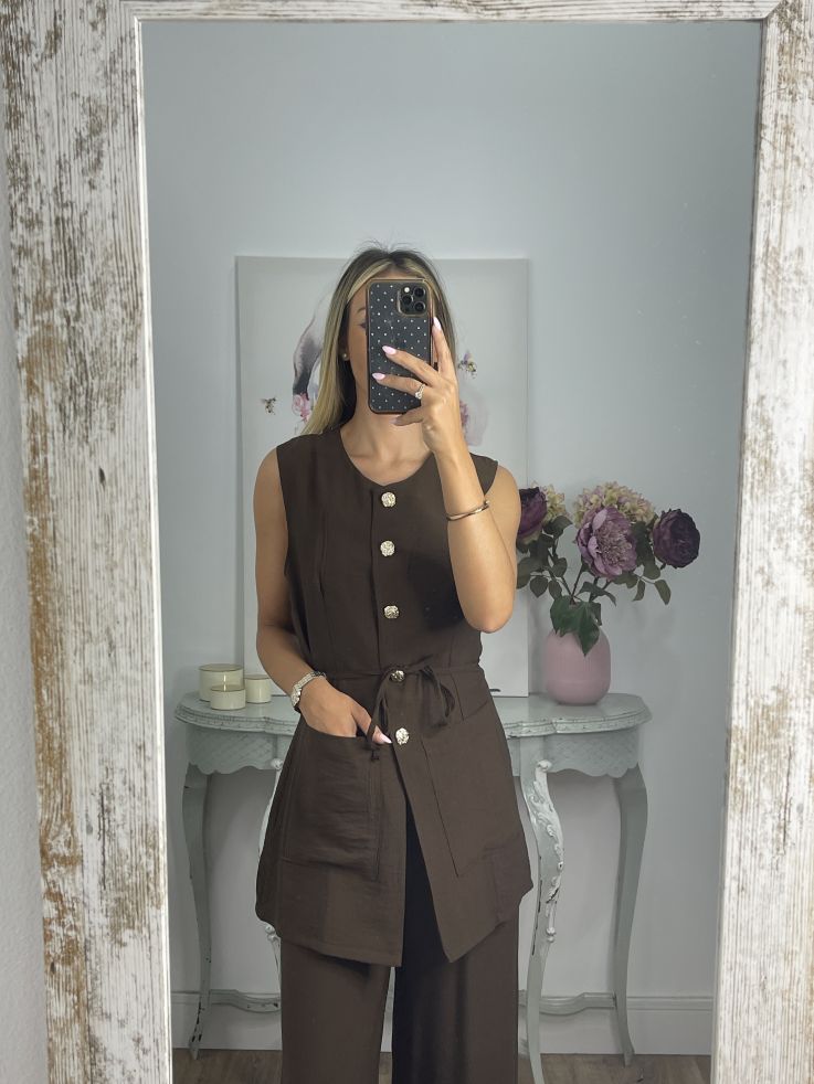 Conjunto Elo chocolate