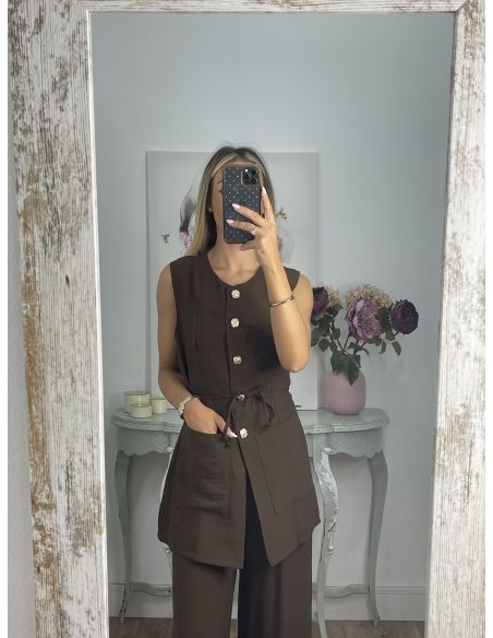 Conjunto Elo chocolate