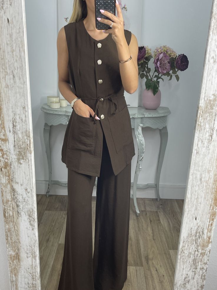 Conjunto Elo chocolate