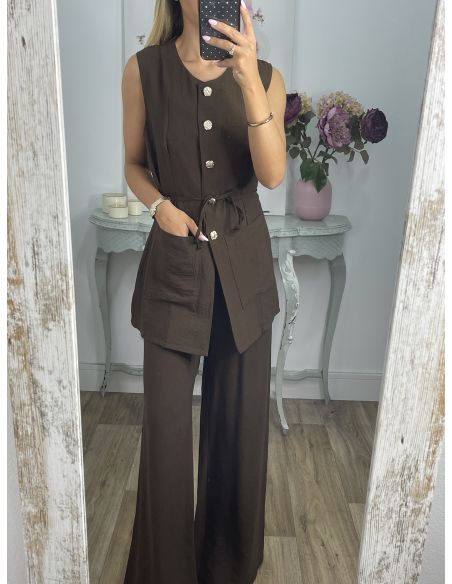Conjunto Elo chocolate