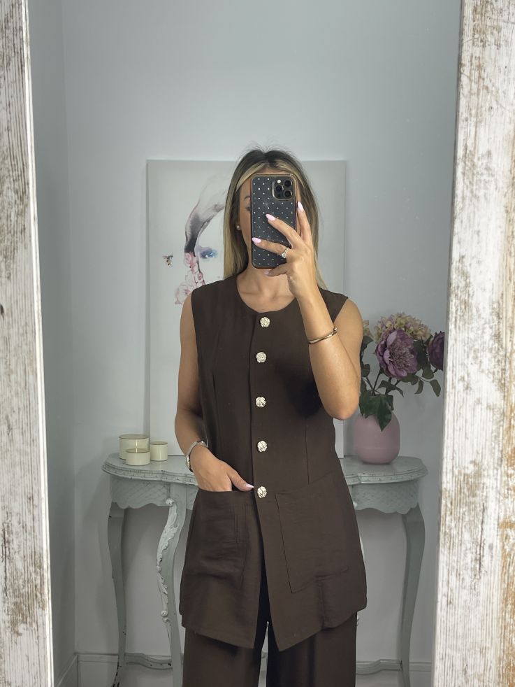 Conjunto Elo chocolate