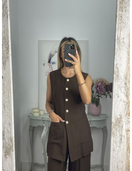 Conjunto Elo chocolate