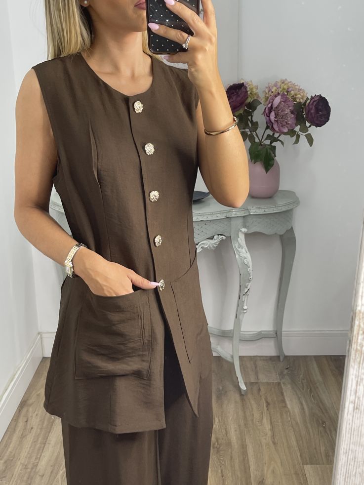 Conjunto Elo chocolate