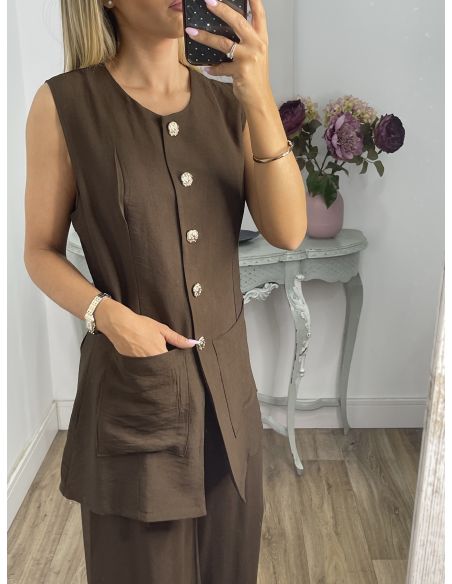 Conjunto Elo chocolate