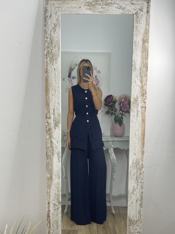 Conjunto Elo azul marino