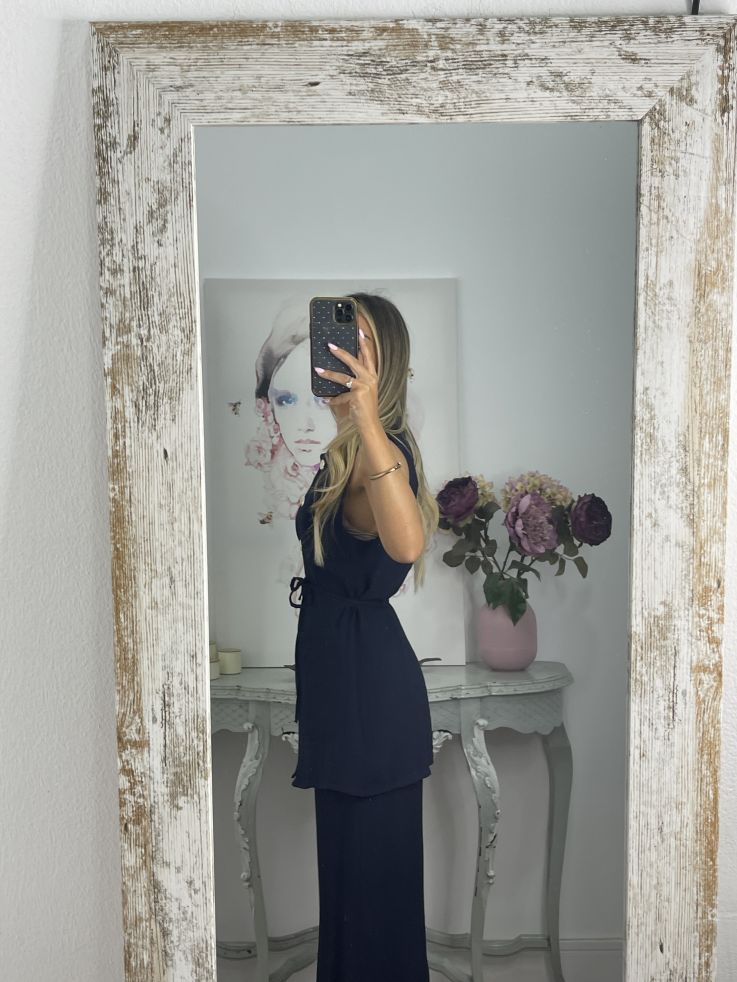 Conjunto Elo azul marino