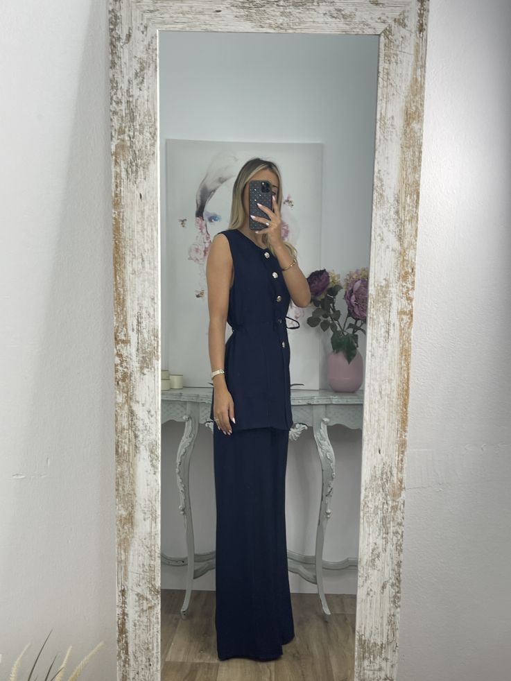 Conjunto Elo azul marino