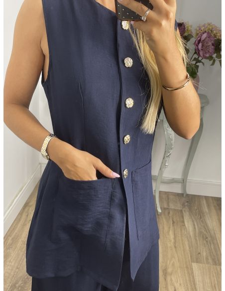 Conjunto Elo azul marino