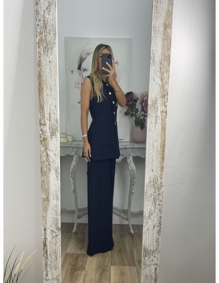 Conjunto Elo azul marino