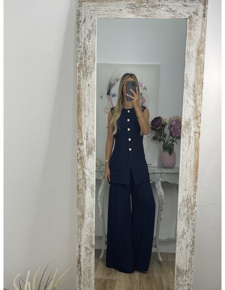Conjunto Elo azul marino
