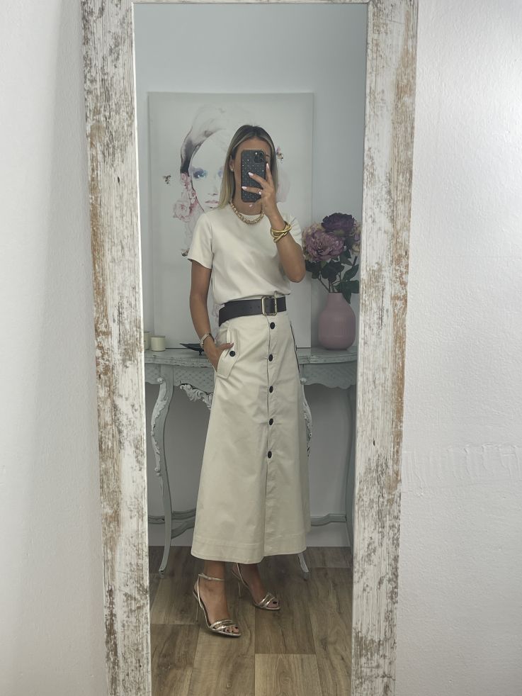 Camiseta Básica beige