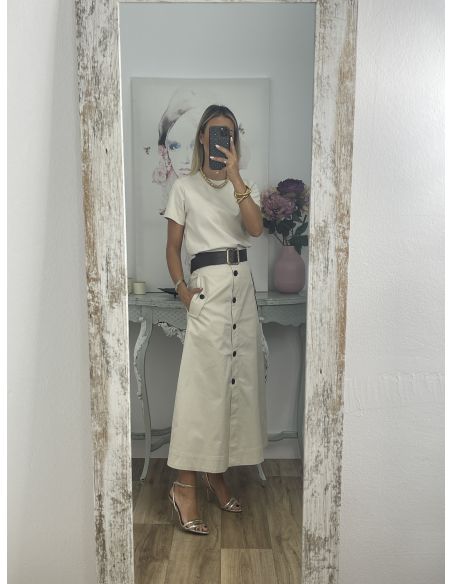 Camiseta Básica beige