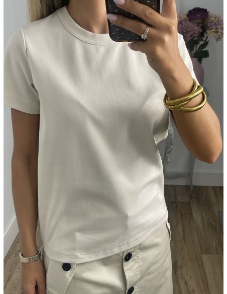 Camiseta Básica beige