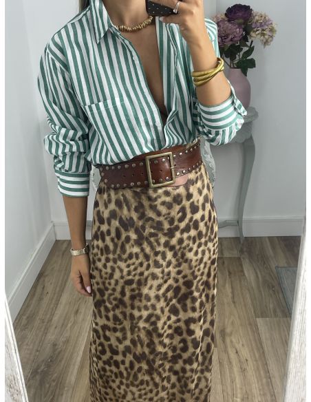 Camisa Violeta verde