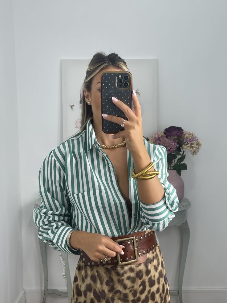Camisa Violeta verde