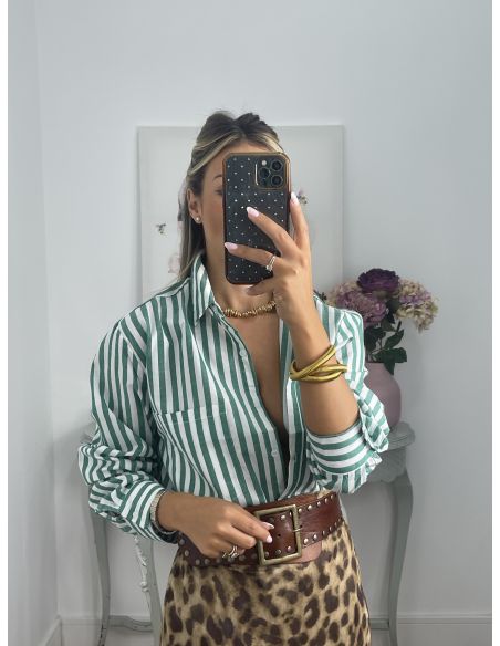 Camisa Violeta verde