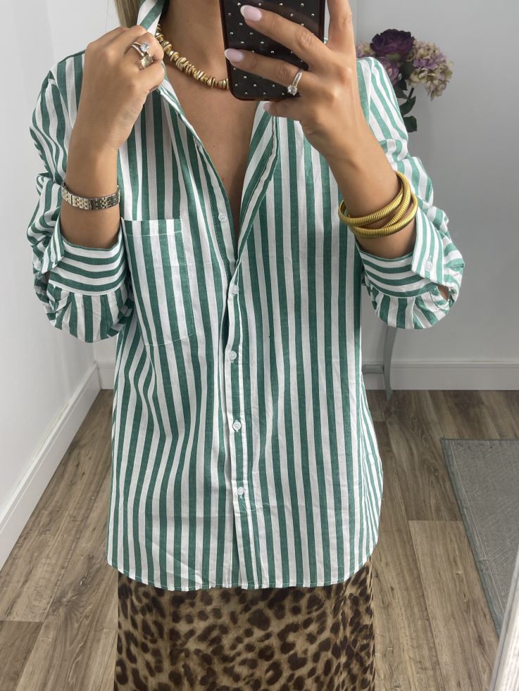 Camisa Violeta verde