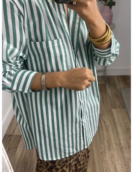 Camisa Violeta verde