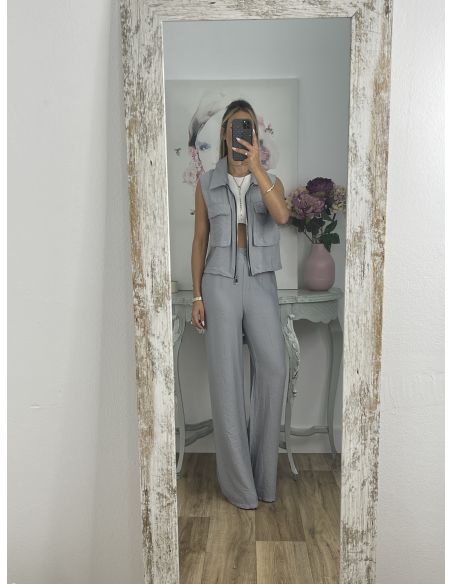 Conjunto Miki gris