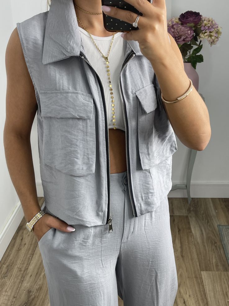 Conjunto Miki gris