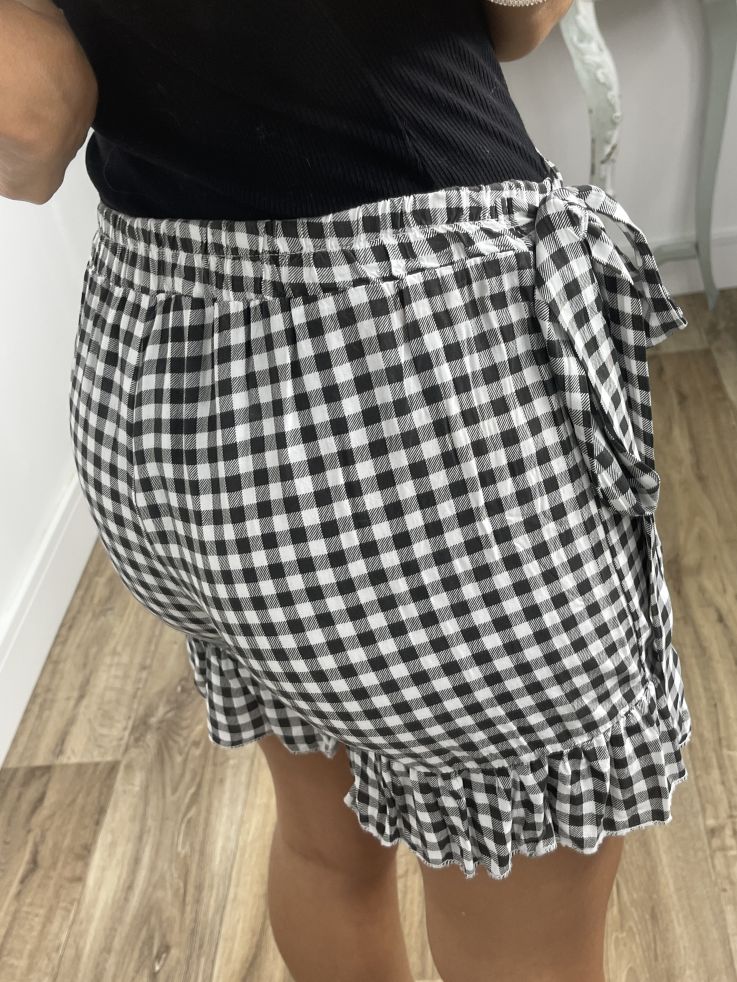 Falda pantalón cuadros vichy