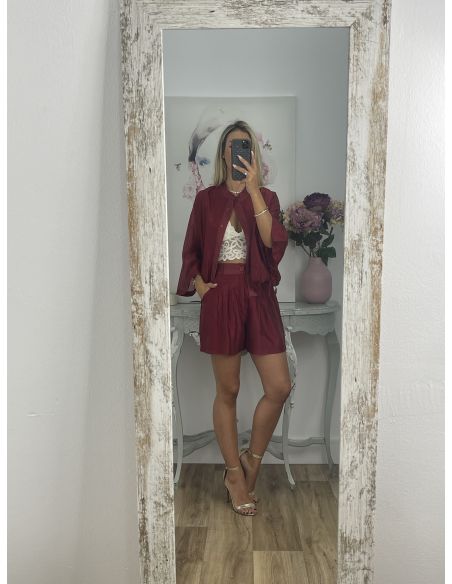 Short Elissa granate