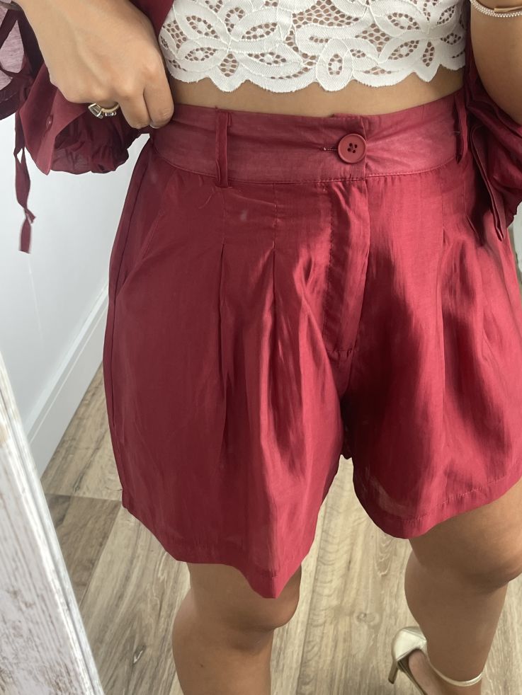 Short Elissa granate