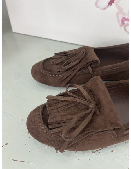 Mocasín marrón chocolate