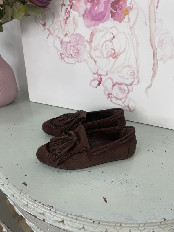 Mocasín marrón chocolate