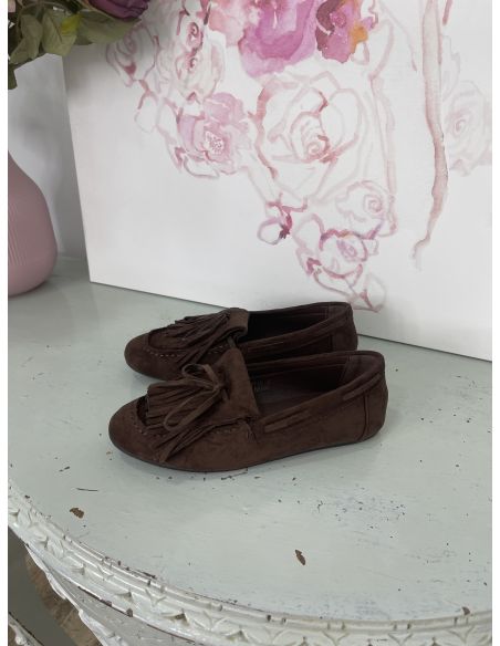 Mocasín marrón chocolate